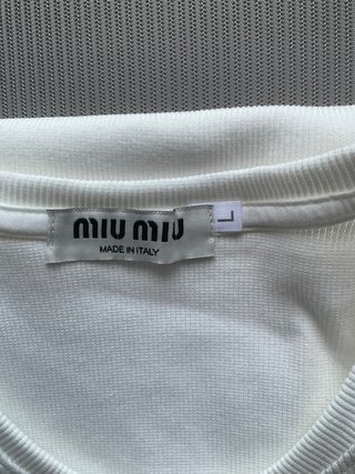 Camiseta Miu Miu Tirantes