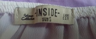 Blusa Inside blanca encaje