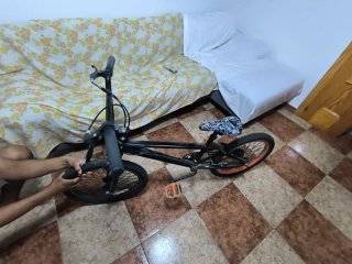 Bicicleta BMX negra
