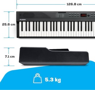 Teclado Alesis 88 Teclas con Accesorios