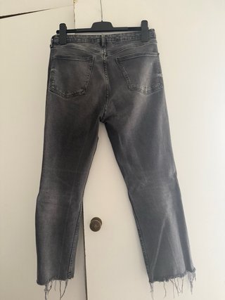 Calças Zara Tam 42 Cinza