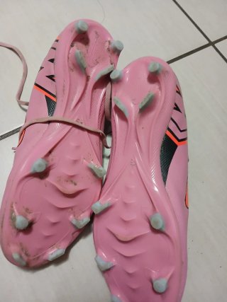 Scarpe calcio Nike Air Zoom rosa arancio