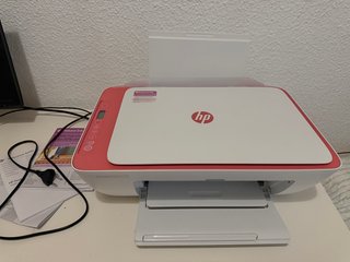 Impresora HP Deskjet 2823e Rosa y Blanca
