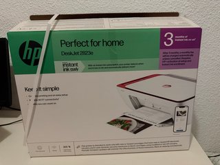 Impresora HP Deskjet 2823e Rosa y Blanca