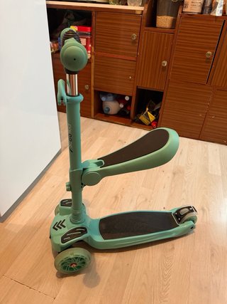 Patinete infantil 3 ruedas verde