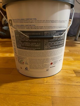 Pintura Titanlux 1000 Blanco Mate 15L Sin Abrir