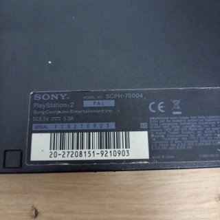 PS2 Slim SCPH-75004 Negra con cables