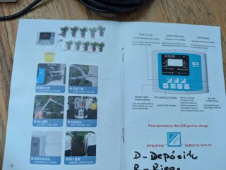 Sistema de riego solar para jardín