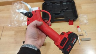 NUEVA! Potente tijera poda eléctricas, 2 bateria