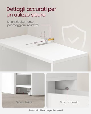 Mueble de Baño Alto, Mueble de Baño de Columna con Cajones y Estante Regulable, para Espacios Pequeños, Estilo Moderno, Blanco Clásico BBK567T14