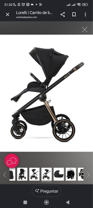 Carrito de bebé Lorelli Bianca