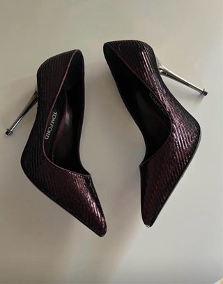 Tom Ford Décolleté Viola/Argento