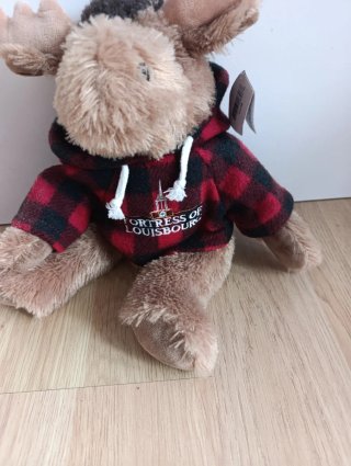 Peluche Alce a Cuadros