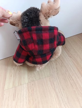Peluche Alce a Cuadros