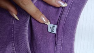 Camiseta Stussy Morada Lavada