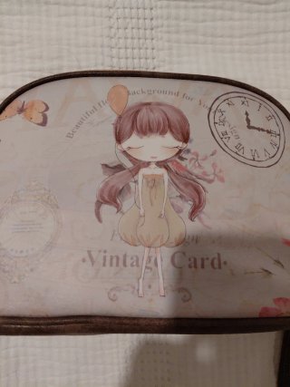 Neceser estampado niña y reloj