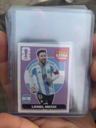 Cromo Panini Extra Sticker Lamine Yamal Leo mesi