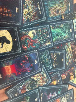 Carte del Tarocchi con Occhio Cosmico