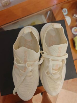 Zapatillas Emporio Armani Beige y Rosa