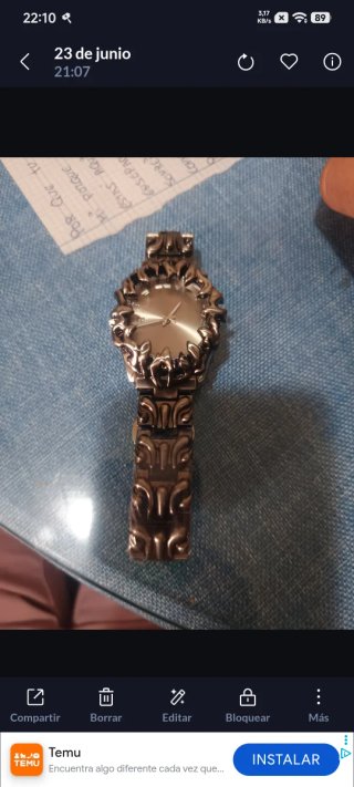 Reloj de mujer gotico