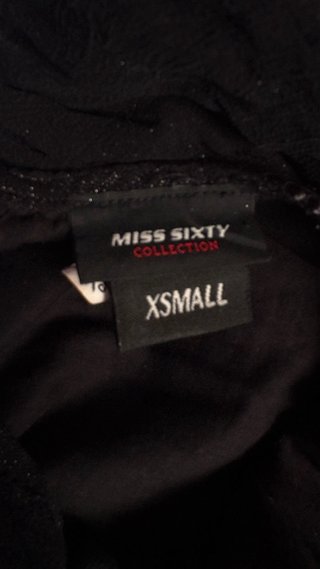 Vestido Miss Sixty negro lentejuelas