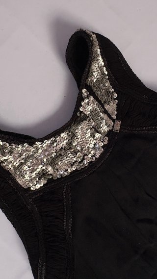 Vestido Miss Sixty negro lentejuelas