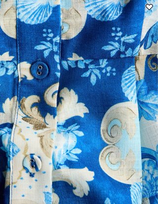 Mono corto H&M estampado azul
