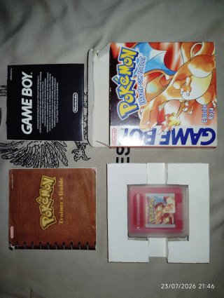 Pokémon Rojo Game Boy Nintendo RPG