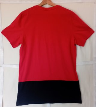 Adidas originals red trefoil t-shirt size l / mens