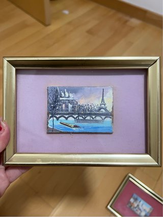 Colección 5 mini cuadros París