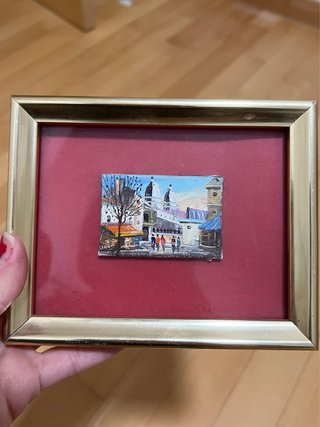 Colección 5 mini cuadros París