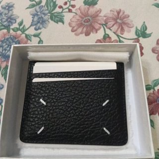 Portafoglio Maison Margiela Pelle Nero Nuovo