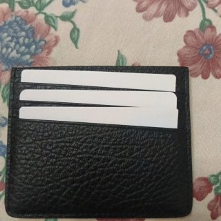 Portafoglio Maison Margiela Pelle Nero Nuovo
