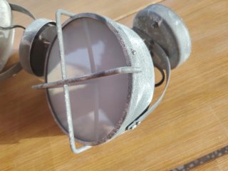 2 Apliques LED Cemento Gris