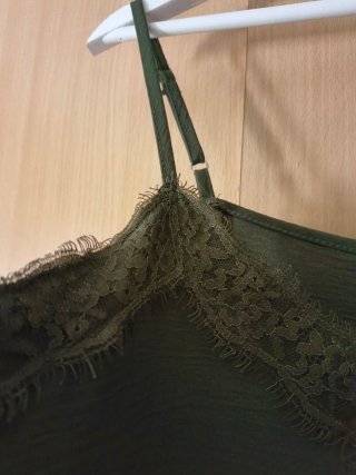 Top lencero New Look verde talla L