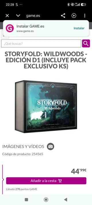 Juego de mesa Storyfold: Wildwood Sin abrir