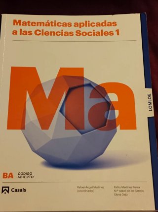 Matemáticas aplicadas a las Ciencias Sociales 1...