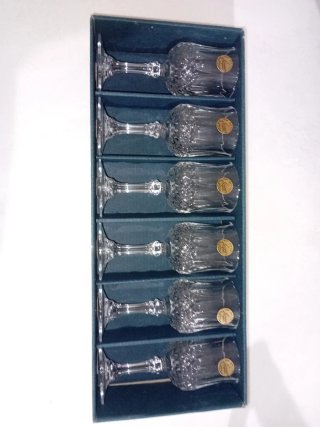 Set 6 Vasos Cristal Pequeños