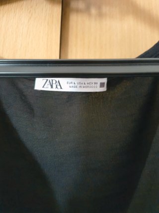 Vestido Zara Negro Talla L