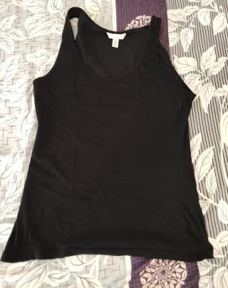 Camiseta sin mangas negra