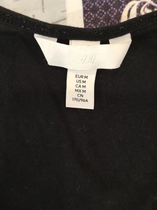 Camiseta sin mangas negra