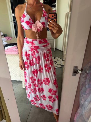 Costume 3 pezzi floreale
