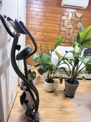 Bicicleta Estática Ultrasport Gris con Respaldo