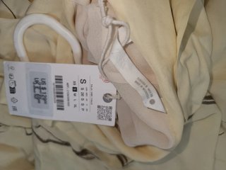 Vestido midi estampado ZW Collection Zara Talla S