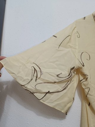 Vestido midi estampado ZW Collection Zara Talla S