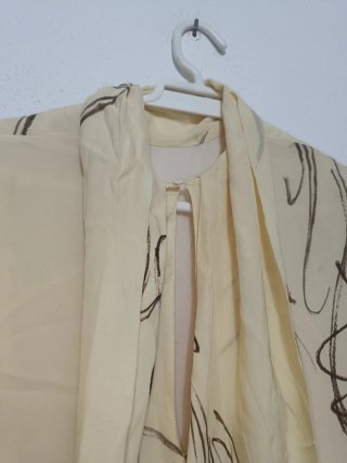 Vestido midi estampado ZW Collection Zara Talla S