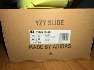 Chanclas Adidas Yeezy Slide Verde Lima