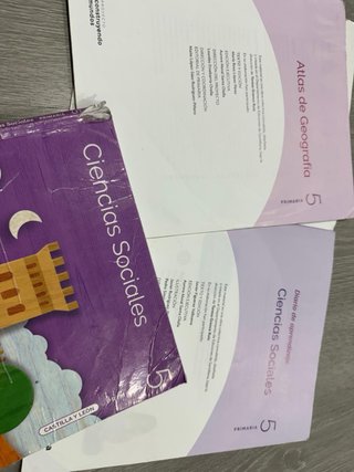 Varios libros cuarto de primaria, Santillana