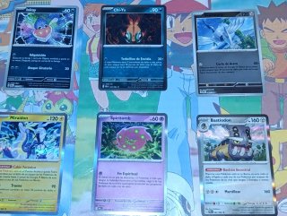 Lote de cartas Pokémon: Annihilape, Inkay, Chi-Yu