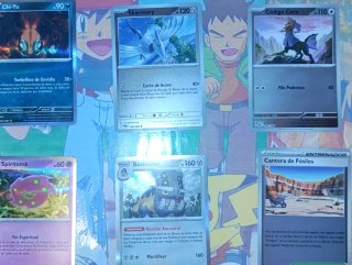 Lote de cartas Pokémon: Annihilape, Inkay, Chi-Yu